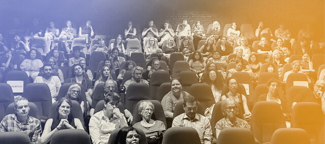 People at a movie screening of the Plan C documentary